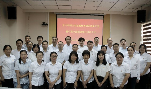 東方泰瑞公司召開主題教育調(diào)研成果專題交流及下半年重點工作推動會